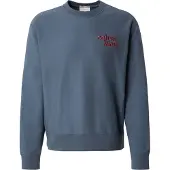 Calvin Klein Jeans Ls Premium Terry Grph Crewneck - Blue - L
