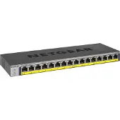Netgear Ethernet-kytkin - - GS116PP - 16 porttia - PoE+ - Seinäasennus, telineeseen