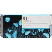 HP 738-mustekasetti, 300 ml, keltainen