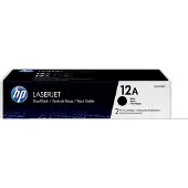 HP 12A (Q2612AD) musta värikasetti LaserJetille - 2 kpl pakkaus