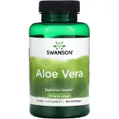 Swanson Health , Aloe Vera, 25 mg, 100 Pehmeäkapselia