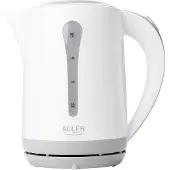 Adler AD 1244 -vedenkeitin, 2,5 l, 2200 W, valkoinen