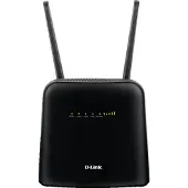 D-Link DWR-960 -reititin, Wi-Fi 5, AC1200, Dual-band, 4G LTE, musta