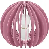Eglo Kiran pöytävalaisin E27 38cm ruskea/pastellipinkki