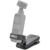 INF Yleiskiinnitysreppuklipsi DJI Osmo Pocketille Musta