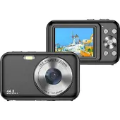 INF Digikamera 1080P 44MP 16 x zoom 2,4 tuuman näyttö Musta