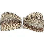 Becksöndergaard Amber Bandeau Bikini Top - Multi/patterned - XL