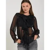 Freequent Fqditte-Blouse - Black - L