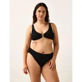 Lindex Unpadded Bikini Bra - Black - M