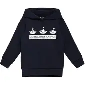 Helly Hansen K Hh Graphic Hoodie - Navy - 110