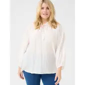 KAFFE CURVE Kclinna Blouse - Cream - 46
