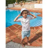 That's Mine Sami Swim T-Shirt - Cream - 98