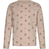 Minymo T-Shirt Ls Aop - Beige - 104