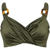Dorina Guarana Bikini Top - Khaki green - E x 80