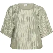 Dante6 -Lelia Plissé Top - Green - 36