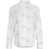 MSCH Copenhagen Mschryan Conella Shirt Emb - White - XS/S