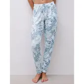 Femilet Nachtmode Loraine Long Pants - Blue - 42