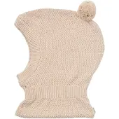 Wheat Knitted Balaclava Pomi - Beige - 6-8Y