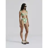 Malina Sirine High Rise Bikini Bottoms - Green - XS