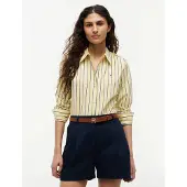 Tommy Hilfiger Summer Poplin Regular Shirt - Yellow - 40
