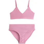 Lindex Bikini Set With Glitter - Pink - 146/152