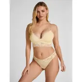 Hunkemoller Stringit 'Andrea' pastellinkeltainen