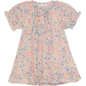 Minymo Dress Ss Aop W. Lining - Pink - 68