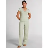 Hunkemoller Pant Woven Modal Cherry - Green - S
