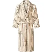 Bongusta Naram Bathrobe - Creme & Ink - Cream - S/M 122 cm