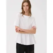 Karen by Simonsen Kbnooma Peplum Tee - White - M