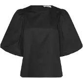 Minus Msjoa Short Sleeve Blouse - Black - 36