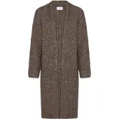 Numph Nuzindi Long Cardigan - Brown - L