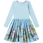 Molo Casie Long-Sleeved Dress Celebration 146/152 cm Sininen 146/152 cm Tytöt