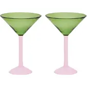 Urban Nature Culture lahjasetti martini-lasit 2-pack Green