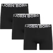 Björn Borg Organic Cotton Stretch Boxer 3P - Black - XXL