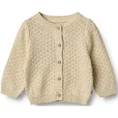 Wheat Knit Cardigan Magnella - Cream - 80