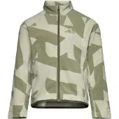 Adidas K Mt Aop Fl Jkt - Khaki green - 170