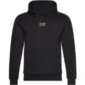 EA7 for man. 8NPM32_PJVRZ Cotton hoodie Core Identity black (XS), Casual, Long sleeve