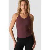 ICANIWILL Nimble Strappy Tank Top W - Burgundy - L