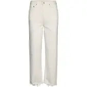 Levi's Farkut 'Ribcage Straight Ankle Jeans' valkoinen denim