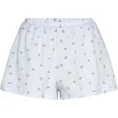 Hunkemoller Short Muslin Flower - Blue - S