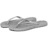 Ilse jacobsen Flip Flop With Glitter - Silver - 36