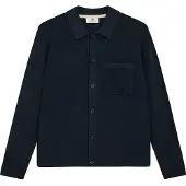 Anerkjendt Aksvend Needle Rib Knit Cardigan - Navy - L