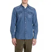 Replay Shirt Regular - Blue - M