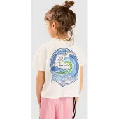 Rip Curl Layday Crop Kids T-Paita valkoinen, T10