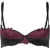 Hunkemoller Ambra Demi Cut & Sew - Black - 85 D
