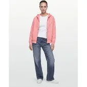 Gant Reg Tonal Shield Zip Hoodie - Pink - XS