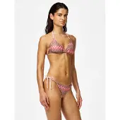 Pieces Pcada Bikini Knitted Triangle Top - Pink - L