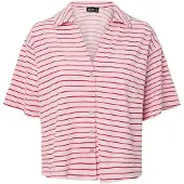 Pieces Pckay Frotte Ss Shirt - Pink - S