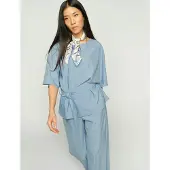 Mos Mosh Mmrikas Roy Blouse - Blue - L